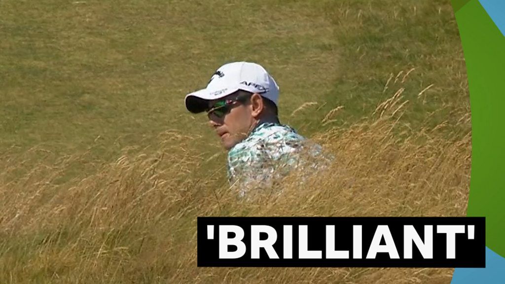The Open: Dylan Frittelli's holes brilliant bunker shot for eagle