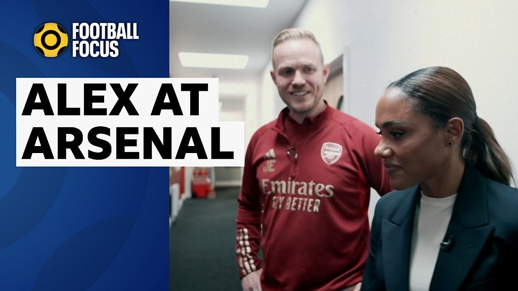 Arsenal: Alex Scott meets manager Jonas Eidevall to check out their new training ground