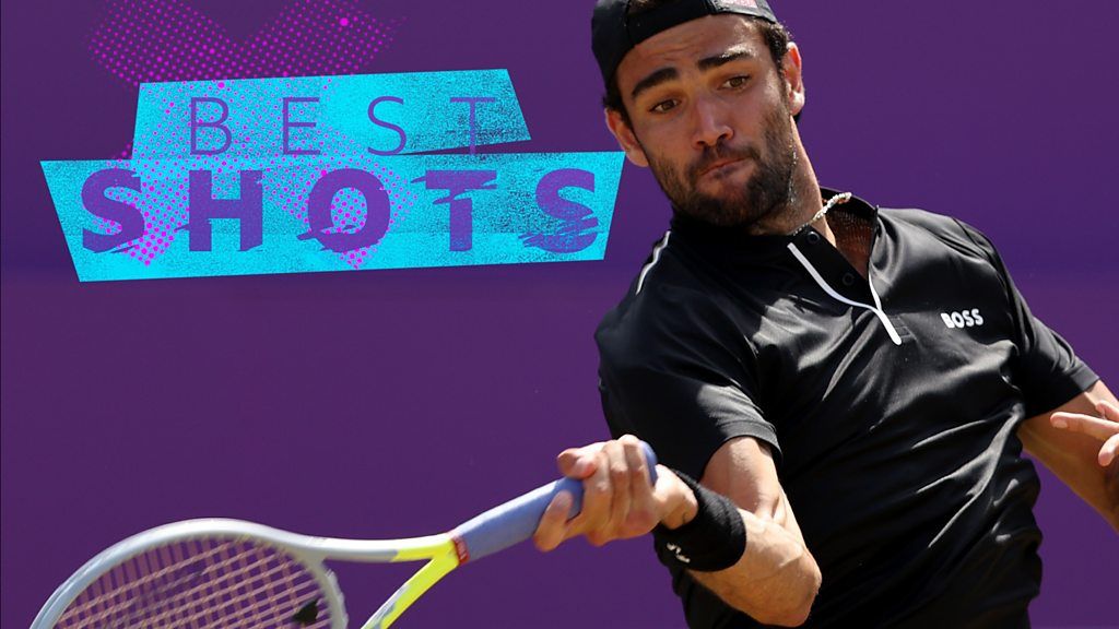Queens: Matteo Berrettini beats Botic van de Zandschulp 6-4 6-3 to reach Queen's final again