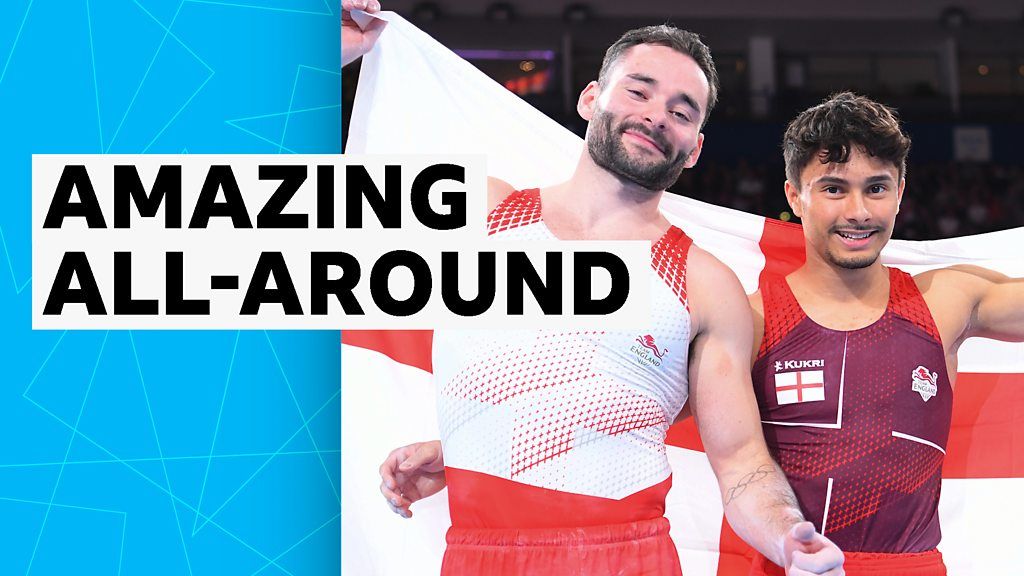 Commonwealth Games 2022: England's Jake Jarman and James Hall win all-around gold and silver