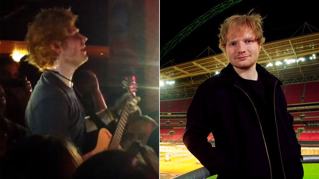 Ed Sheeran in 2011 and 2015