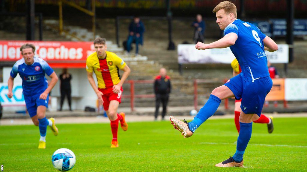 Blair Henderson's penalty was the difference between Spartans and Albion Rovers