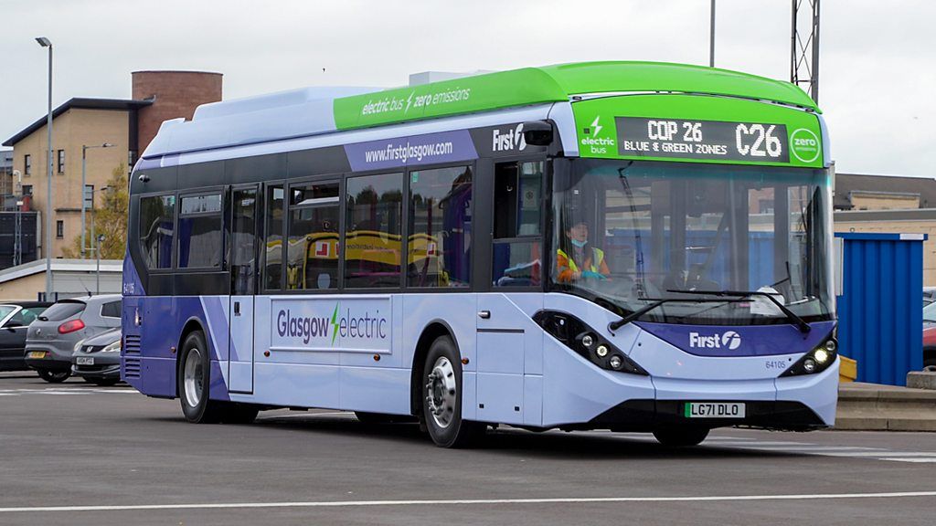 A fleet of sustainable shuttle buses will be operated between Glasgow city centre and the COP26 summit venue.