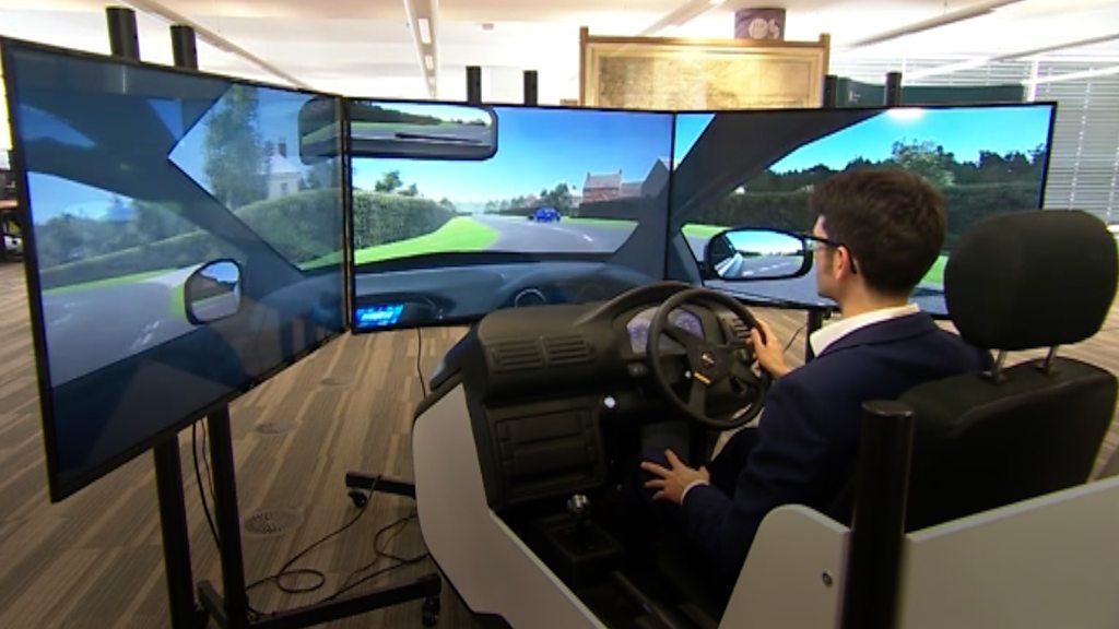 Driverless car simulator