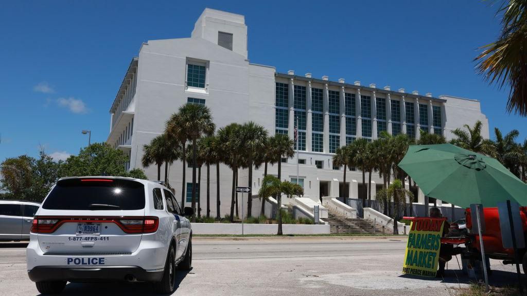 The courthouse in Fort Pierce