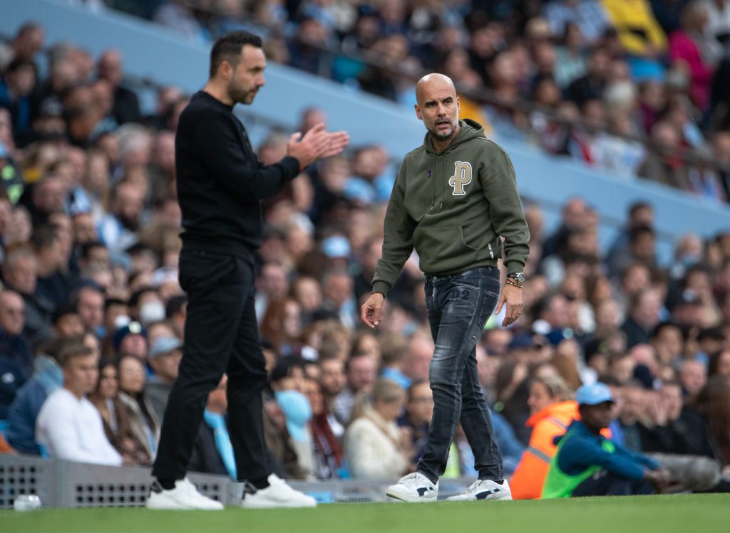 Guardiola usa Brighton como sparring, mas City só empata em jogo