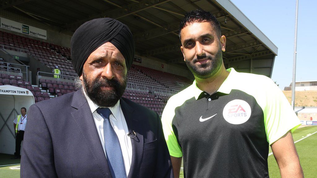 Sunny Singh Gill: Ex-referee father's pride at son's Premier League ...