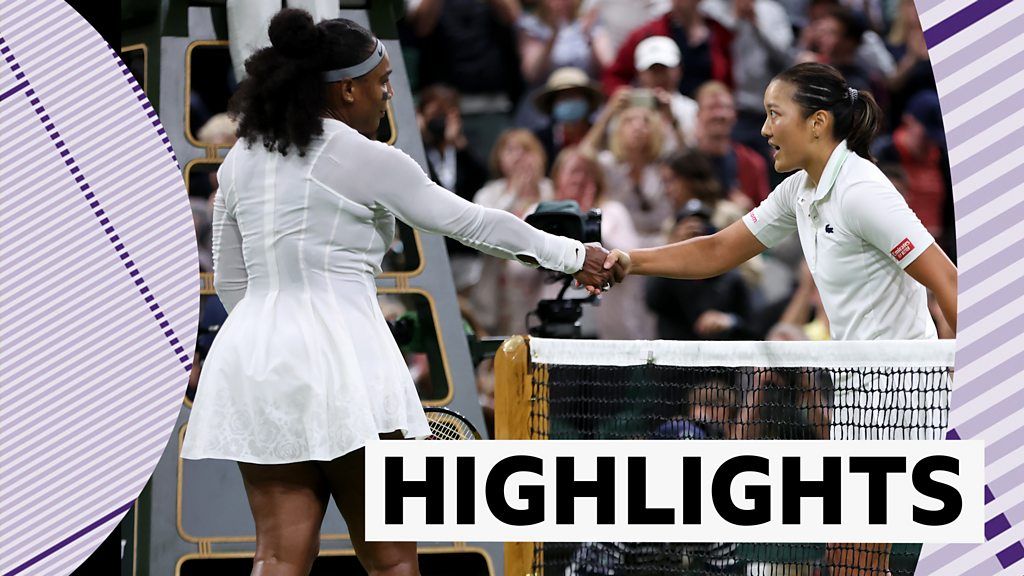 Highlights of epic Williams loss to Tan on her return to tennis