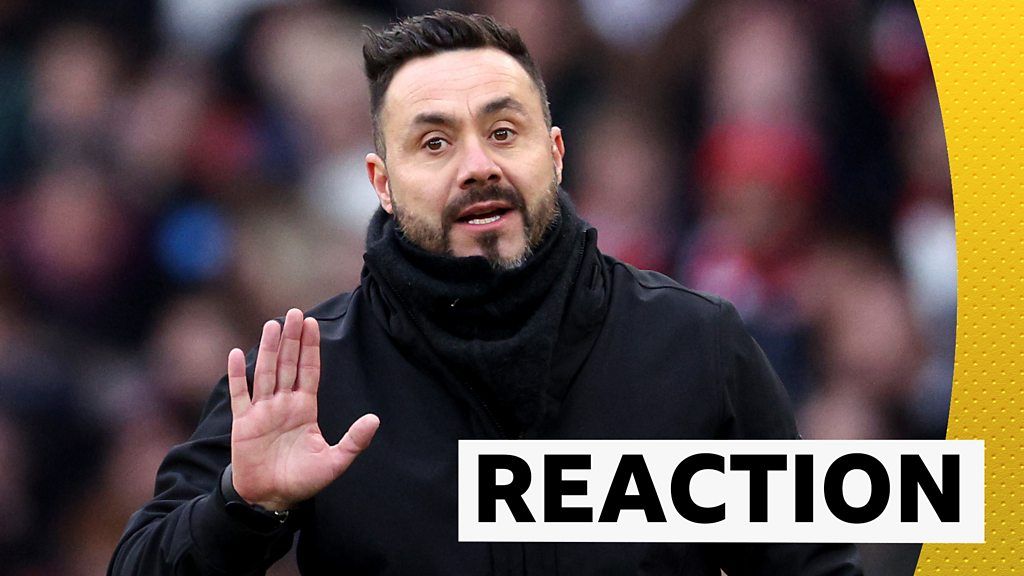 Arsenal 2-0 Brighton: Seagulls did not deserve anything says Roberto de Zerbi