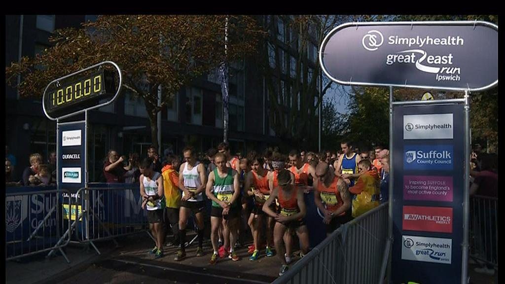 Runners in the Great East Run