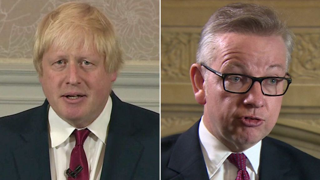 Michael Gove Boris Johnson Wasnt Up To The Job Bbc News 