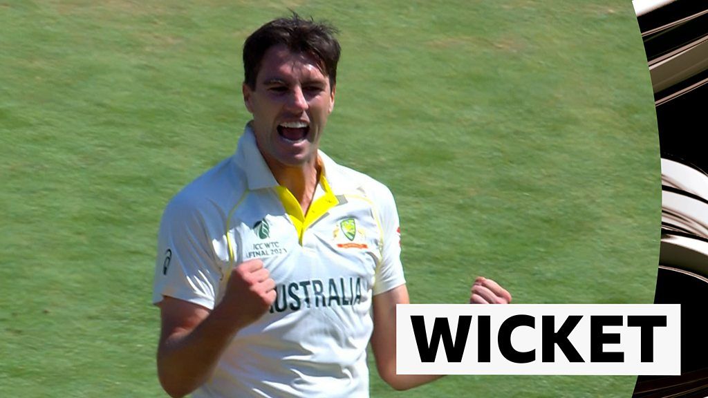 India captain Sharma out lbw for 15 by Cummins