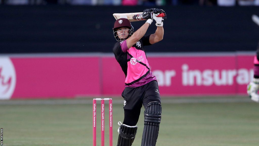 Somerset opener Will Smeed hit five sixes against Essex