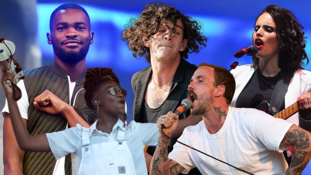 Composite image of the Mercury Prize nominees