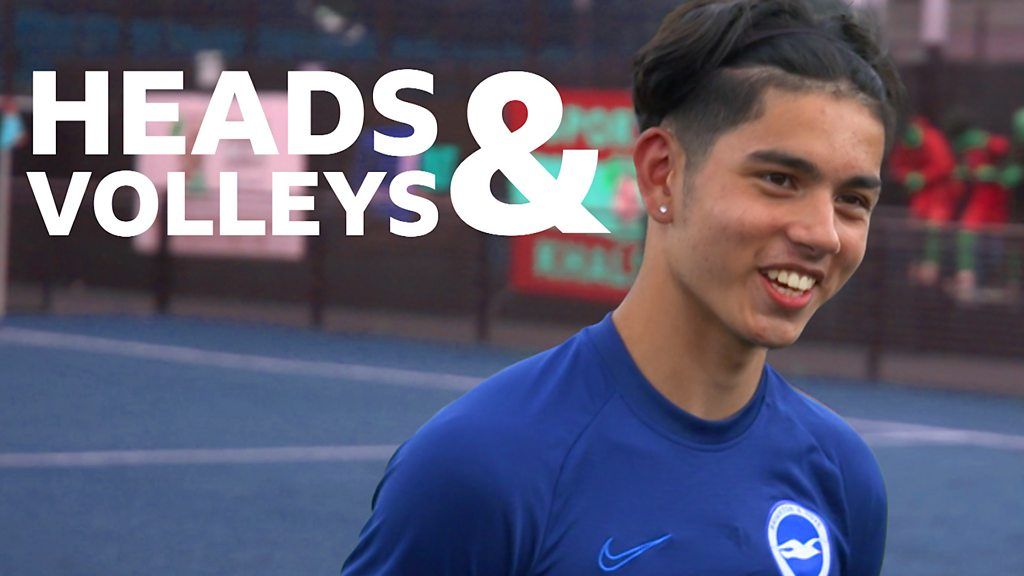 Brighton, Wolves and Aston Villa academy players take on heads and volleys challenge