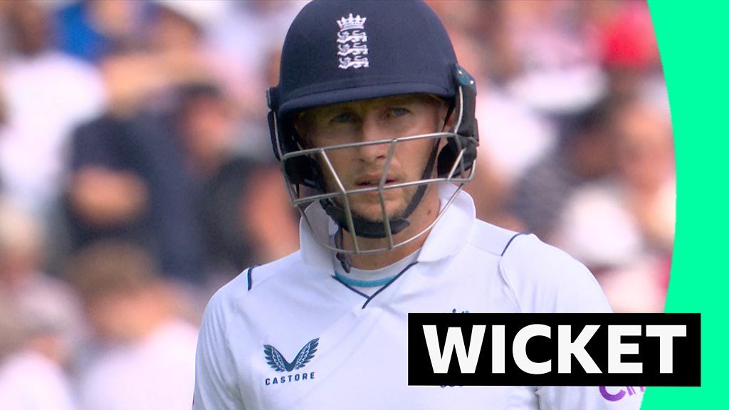 England v South Africa: Joe Root trapped lbw by Marco Jansen