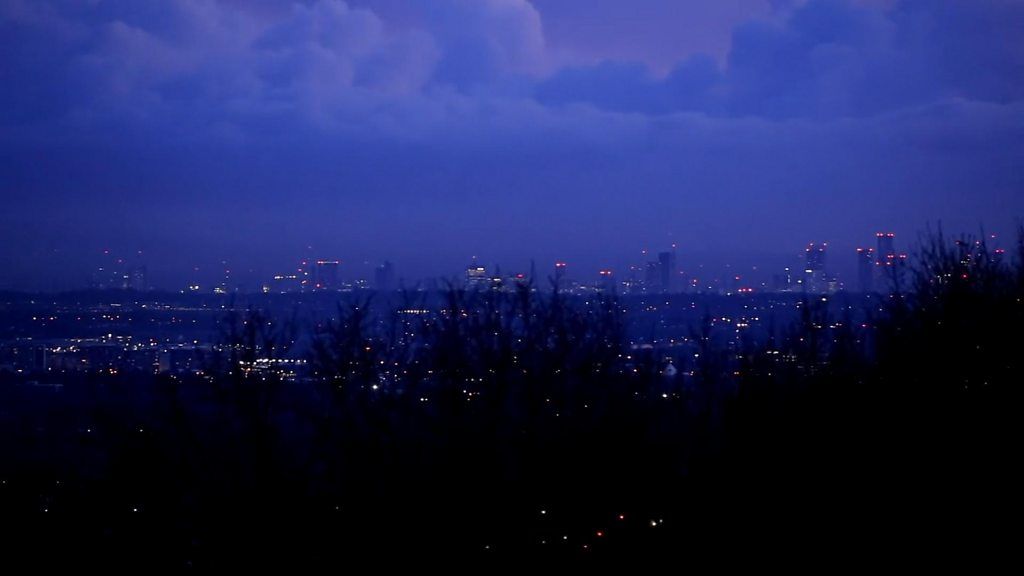 Light pollution: Stars less visible because of street lights - BBC ...