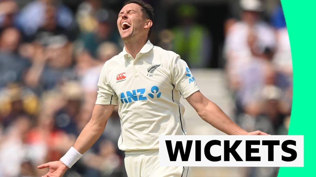 England v New Zealand: Trent Boult bowls England's top three
