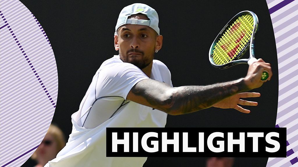 Wimbledon: Nick Kyrgios beats Paul Jubb to reach second round - highlights