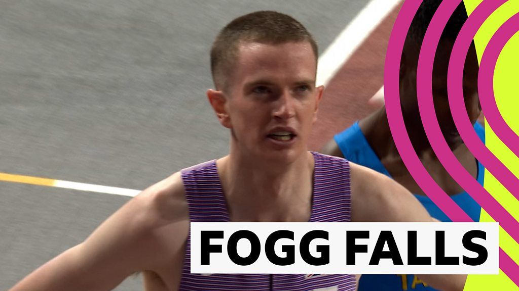 GB's Fogg into 1500m final after being tripped