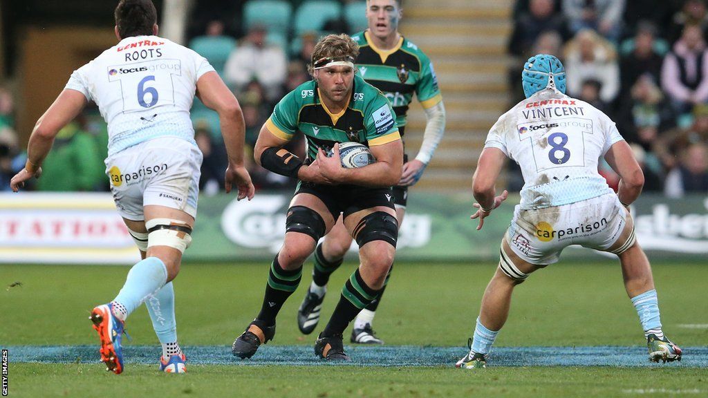 Angus Scott-Young has made 15 appearances for Northampton Saints this season