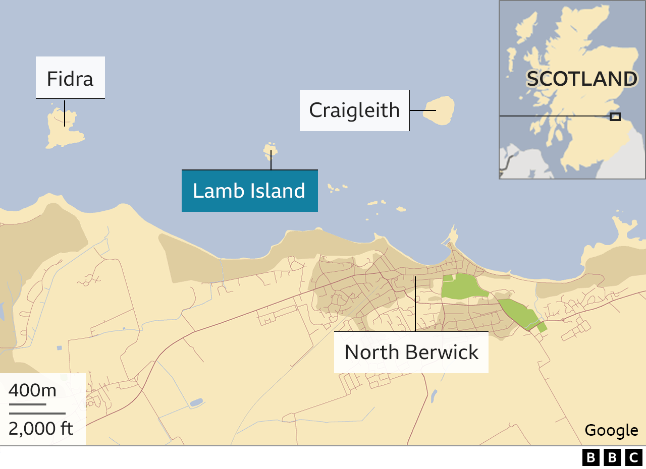 Map of Lamb Island