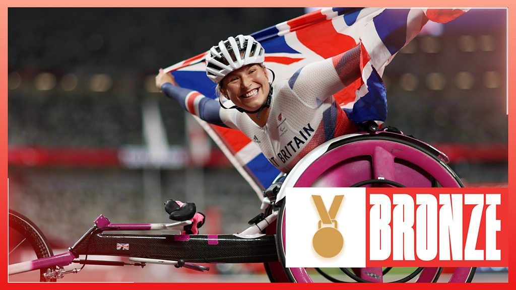 Tokyo Paralympics: Great Britain's Samantha Kinghorn wins T53 100m bronze