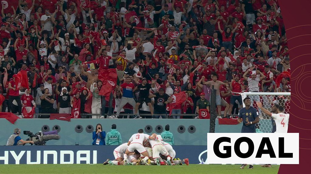 Khazri gives Tunisia shock lead against France