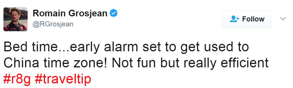 Romain Grosjean twitter