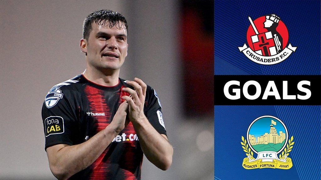 Watch Lowry scores rocket as Crusaders beat Linfield BBC Sport