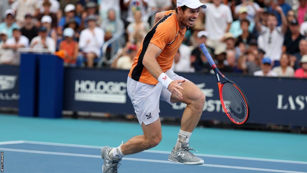 Andy Murray went down in agony with an ankle injury late in the third set