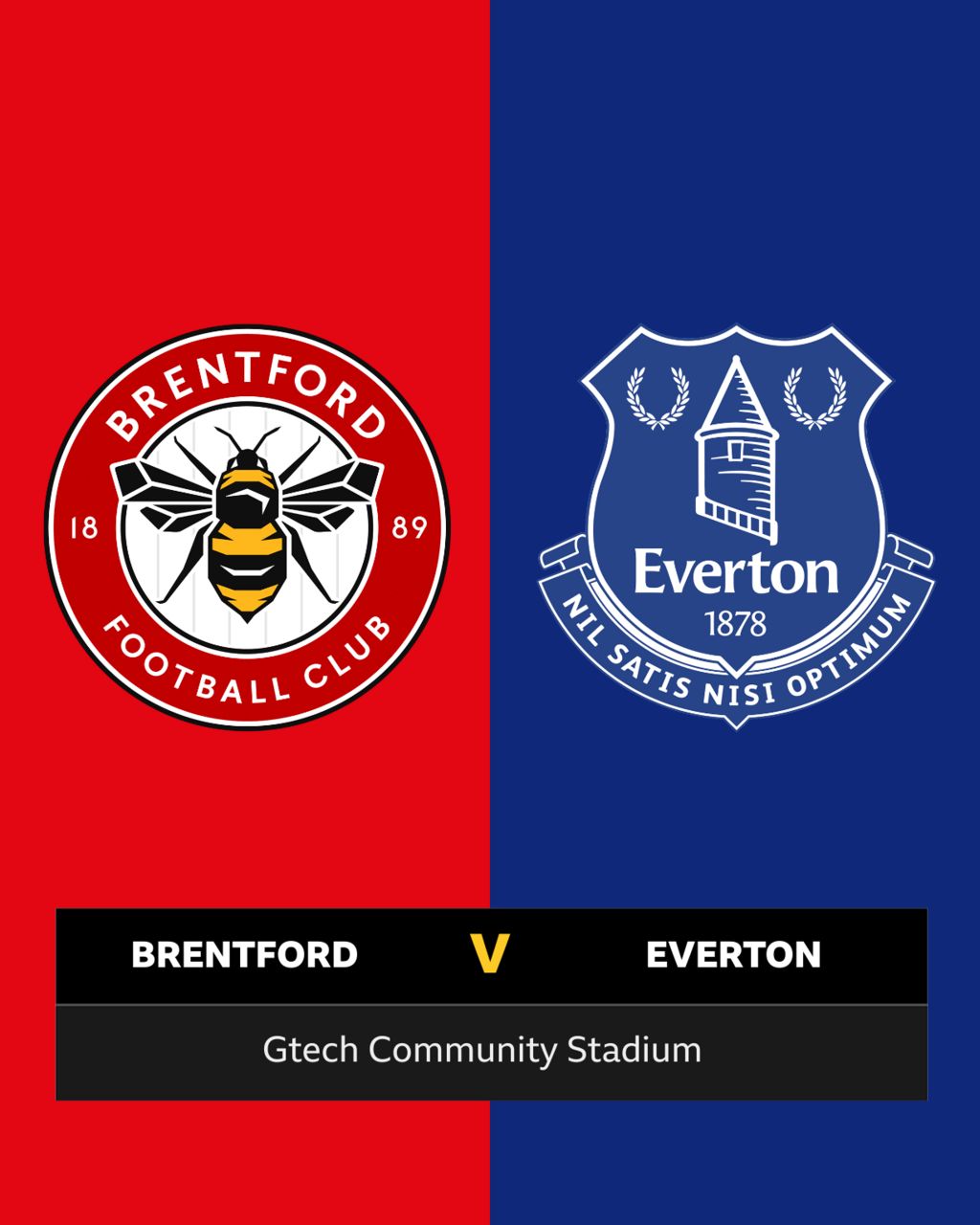 Follow Brentford v Everton live