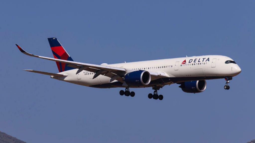 A Delta Air Lines plane