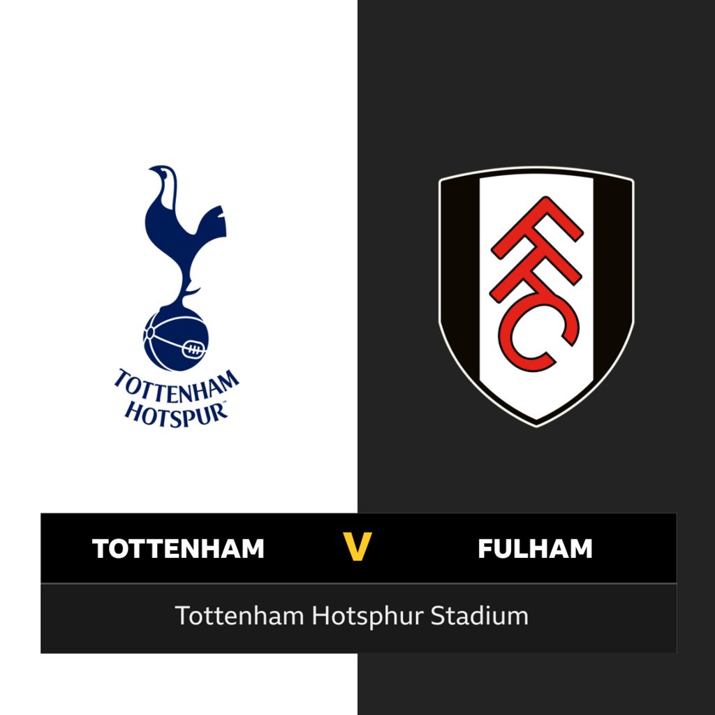 Tottenham v discount fulham what channel