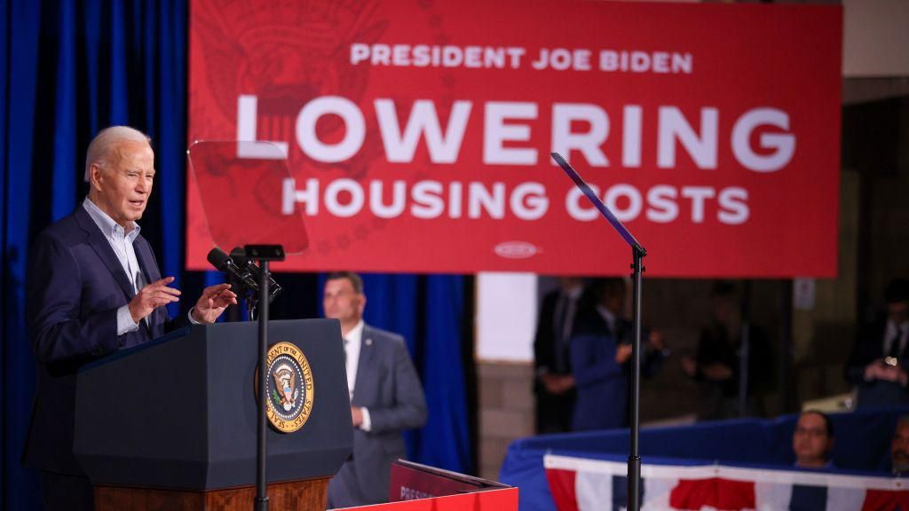 Joe Biden has promised to help bring down high housing costs