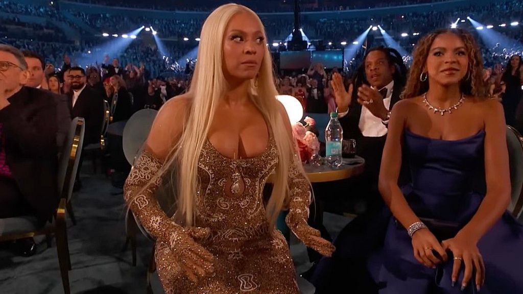 Beyonce and Blue Ivy pictured as Cowboy Carter is named country album of the year