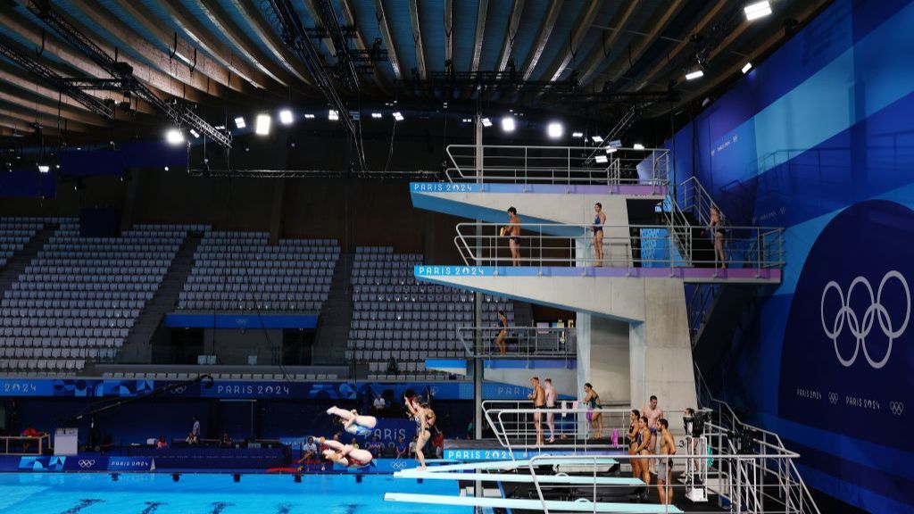 Inside the new aquatic centre built for Paris 2024 Olympics.