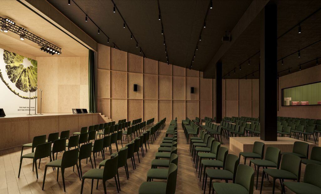 Proposed auditorium at Curzon Cinema