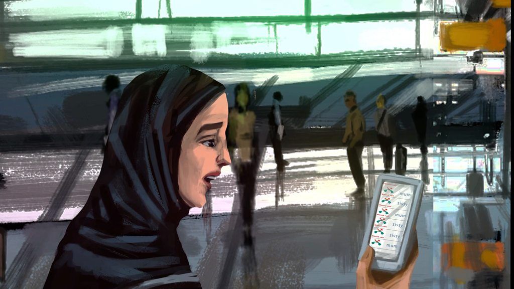 Saudi girl illustration