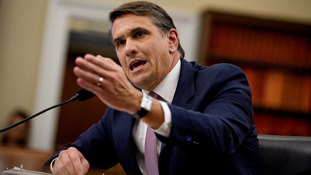 Acting U.S. Attorney General Todd Blanche testifies during a House Committee on Appropriations, Subcommittee on Commerce, Justice, Science, and Related Agencies hearing in the Rayburn House Office Building on June 02, 2026 in Washington, DC.