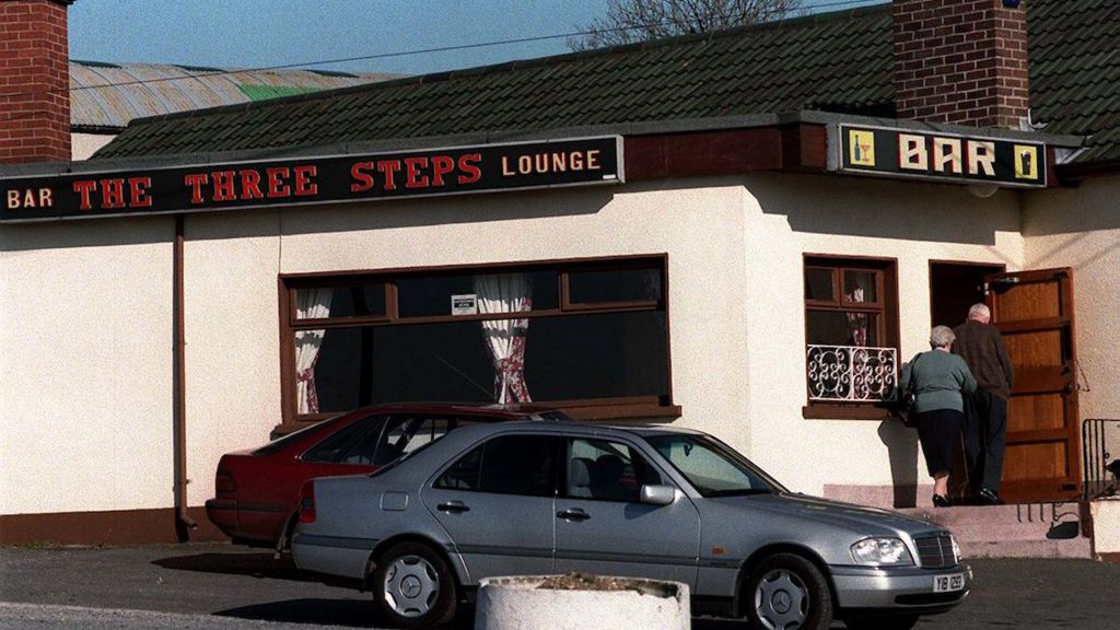  The Three Steps Inn at Drumintee, South Armagh from which Captain Robert Nairac was abducted and murdered.