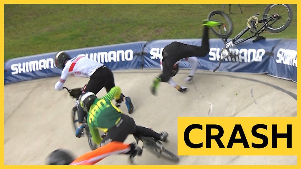 BMX World Championships: GB Teammates Ross Cullen and Paddy Sharrock collide