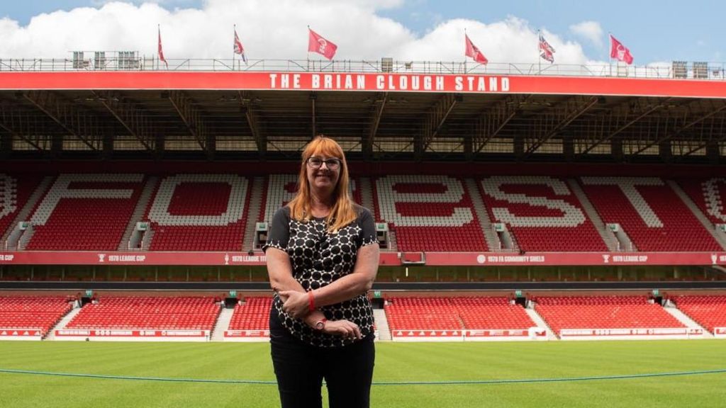 Amanda Stanger at the City Ground