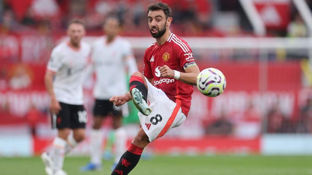 Manchester United midfielder Bruno Fernandes