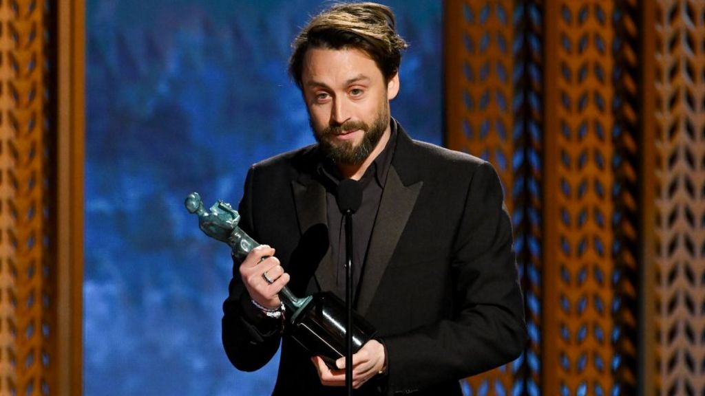 Kieran Culkin at the 31st Screen Actors Guild Awards held at Shrine Auditorium and Expo Hall on February 23, 2025 in Los Angeles, California