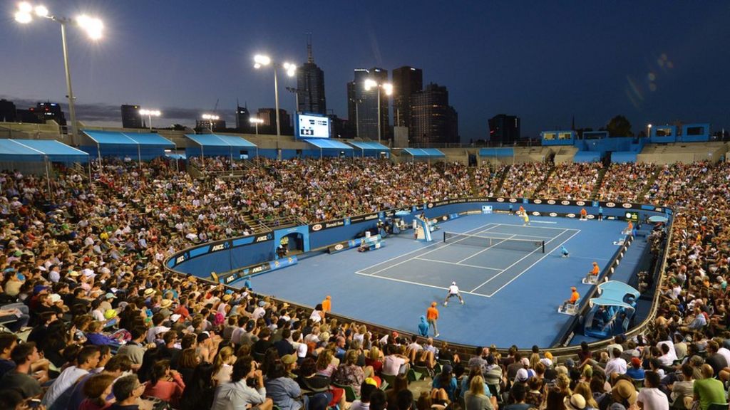 Tennis and politics clash on Australian Open centre court BBC News