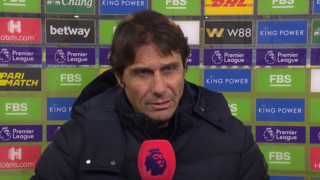 Leicester City 2-3 Tottenham Hotspur: Antonio Conte delighted Spurs continued to 'fight' till end of game