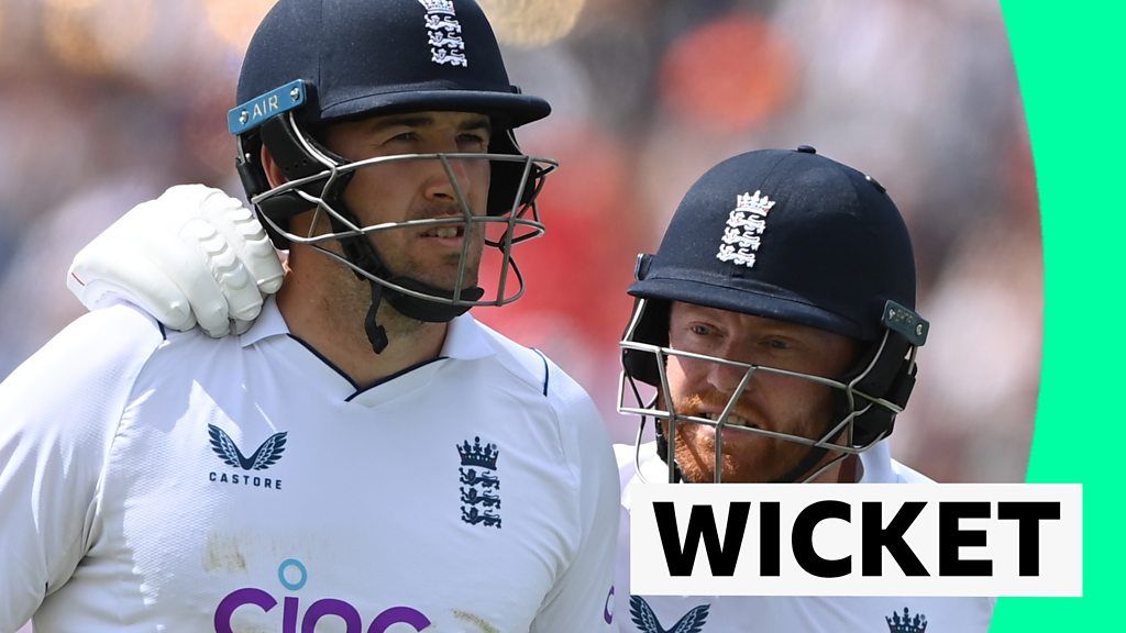 England v New Zealand: Jamie Overton falls short of debut test century