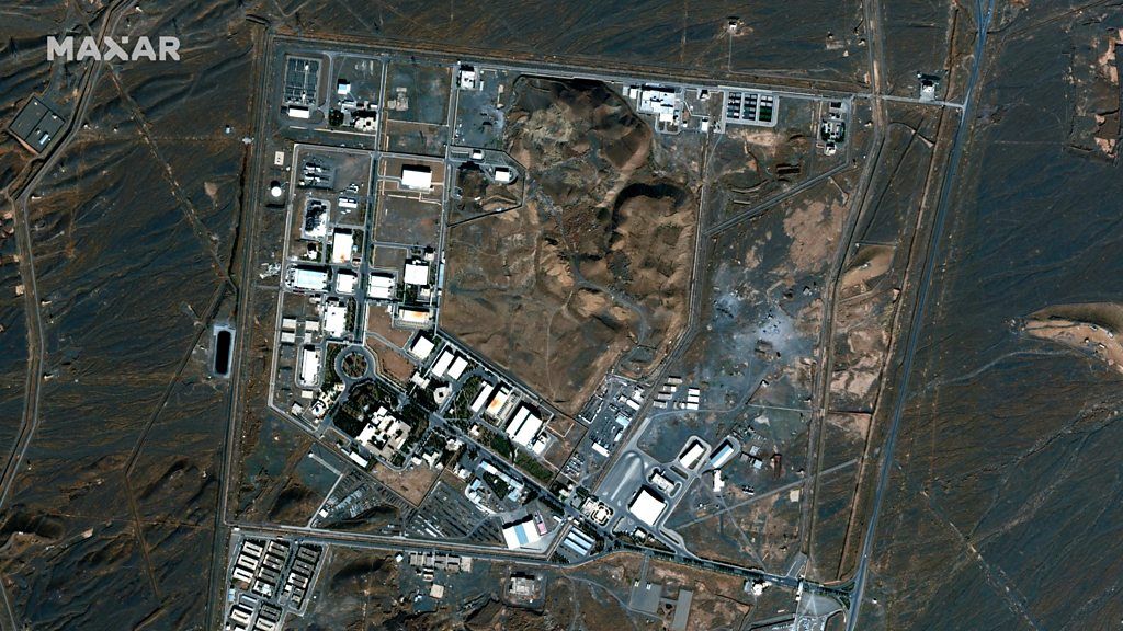 Satellite image of Natanz nuclear plant, taken October 2020