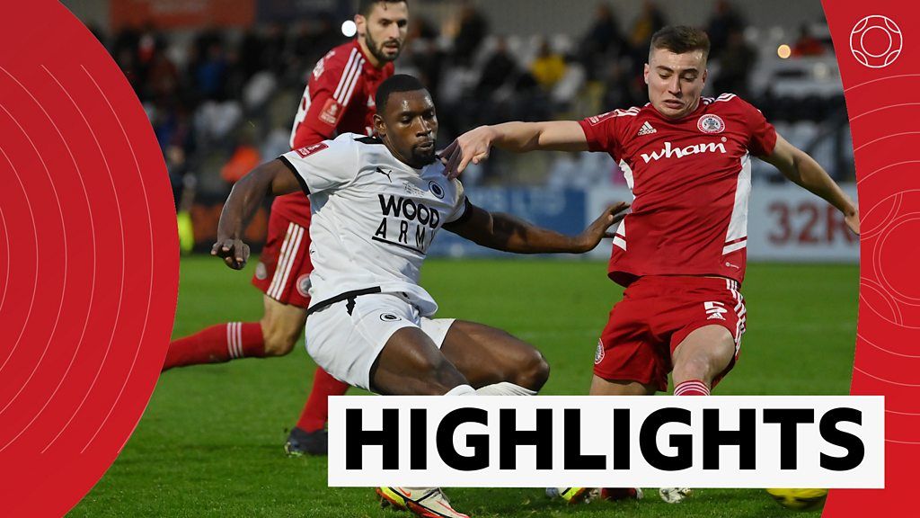 FA Cup Highlights Boreham Wood force replay with 11 draw against